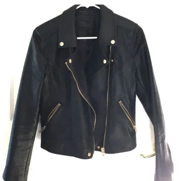 *SOLD*  Blank NYC Vegan Moto Jacket - Small - Picture 2 of 6